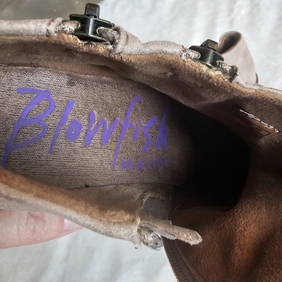 Blowfish Boots Womens Size 10 Double Zip Ankle Booties Low Heel Casual Boot - Picture 8 of 11